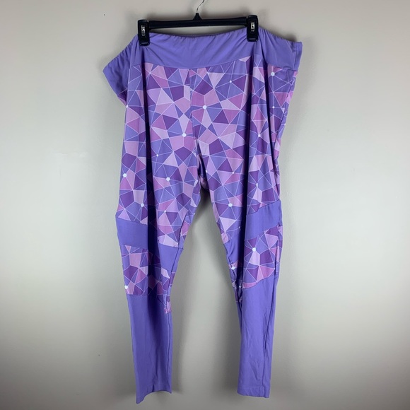 Disney Pants - Disney Parks Purple Wall Leggings size 3X